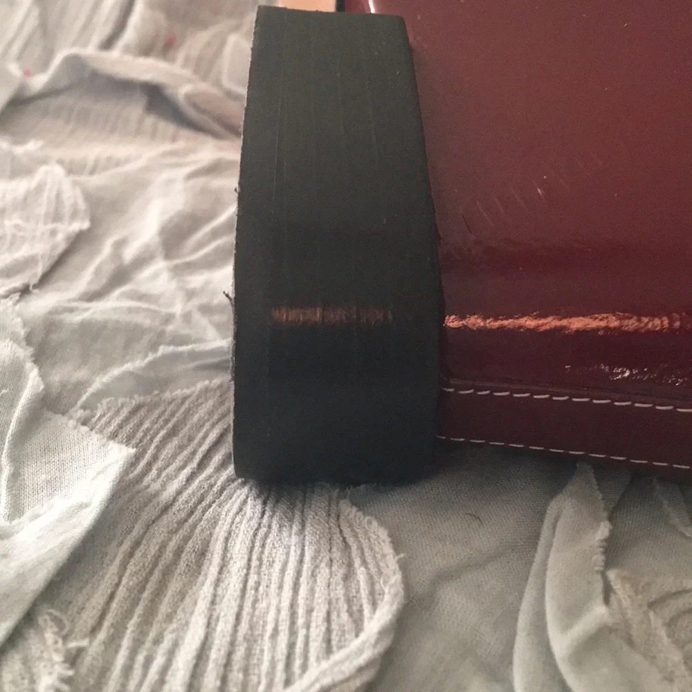 Chloe deep red patent boots 36 wore 3 Times